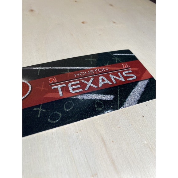 Houston Texans Bumper Sticker Football NFL Brand Glitter‎ Design Licensed - Picture 3 of 5